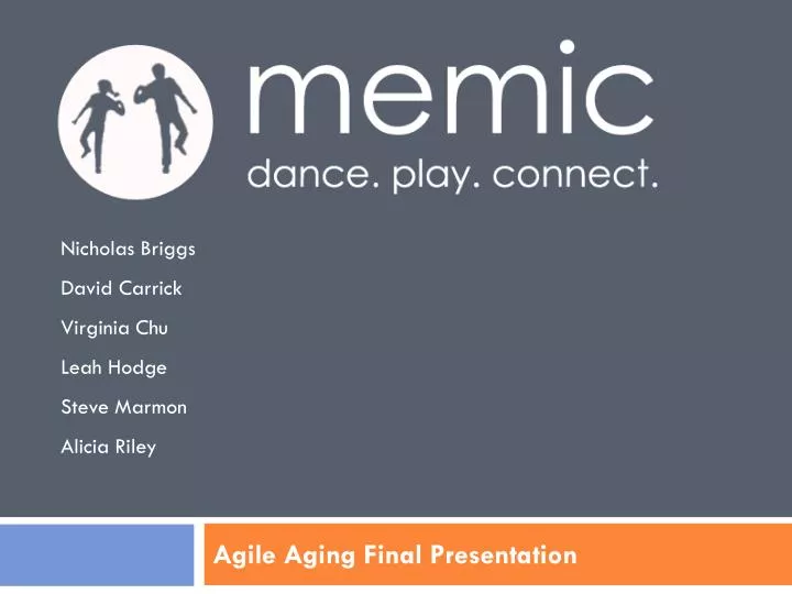 agile aging final presentation