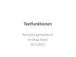 Textfunktionen - slide 1