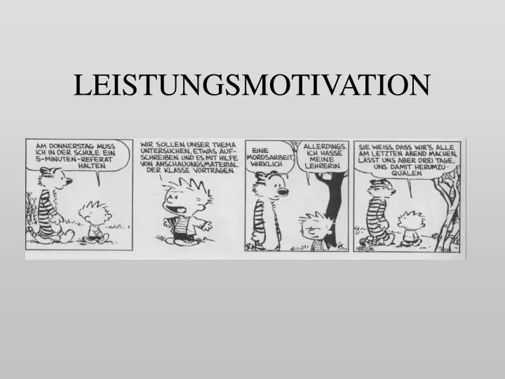 leistungsmotivation