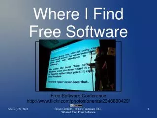 Where I Find Free Software