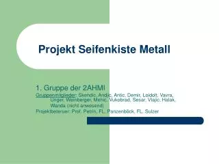 projekt seifenkiste metall