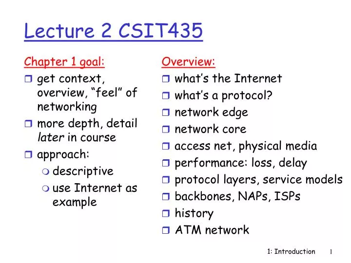lecture 2 csit435
