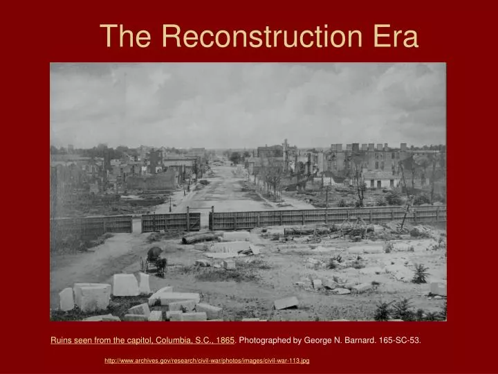 the reconstruction era
