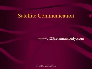 Satellite Communication