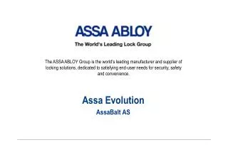 assa evolution assabalt as