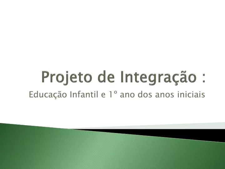 projeto de integra o