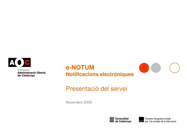 e notum notificacions electr niques presentaci del servei