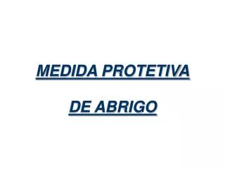 medida protetiva