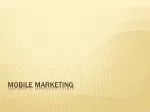 Mobile marketing - slide 1