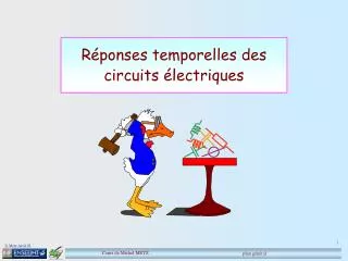 r ponses temporelles des circuits lectriques