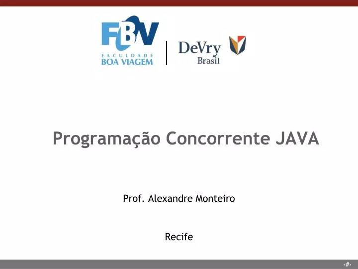 programa o concorrente java