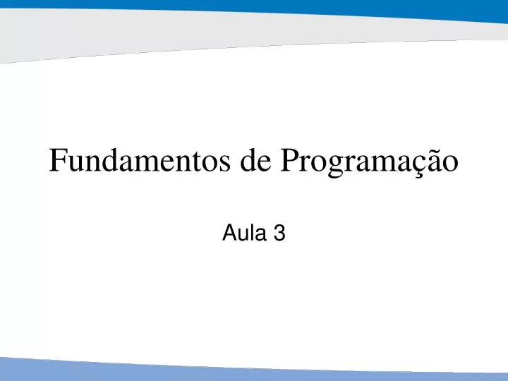 fundamentos de programa o