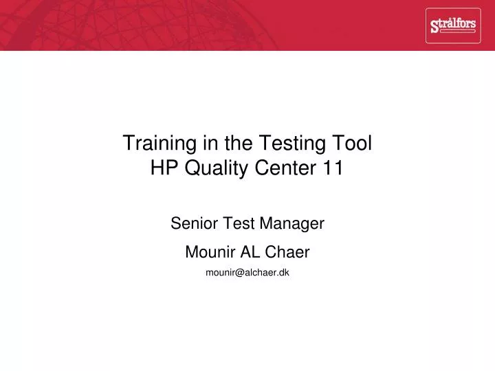 training in the testing tool hp quality center 11