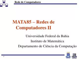 mata85 redes de computadores ii