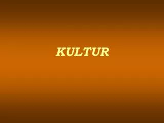 kultur