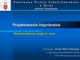 projektowanie in ynierskie