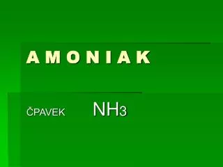 a m o n i a k