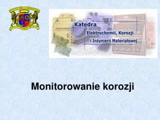 monitorowanie korozji