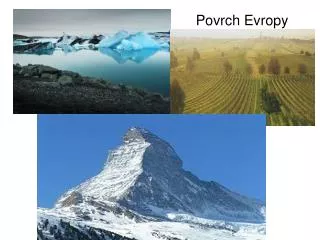 povrch evropy