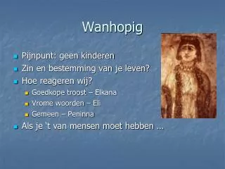 wanhopig