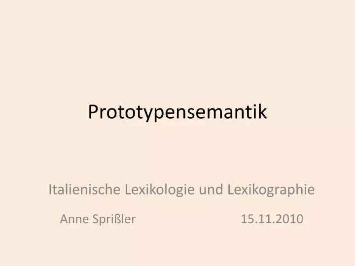 prototypensemantik