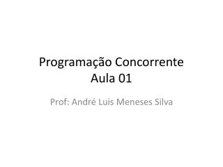 programa o concorrente aula 01
