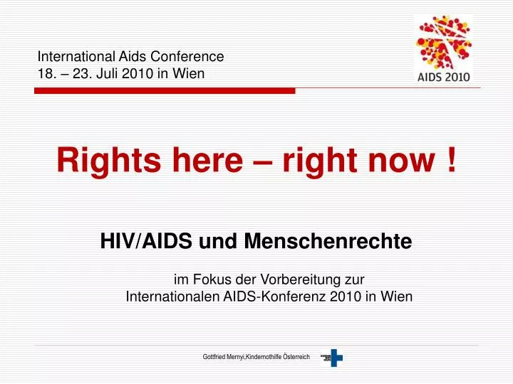 international aids conference 18 23 juli 2010 in wien