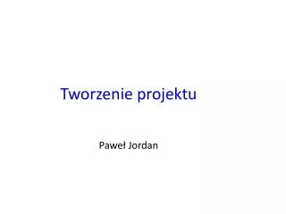 tworzenie projektu