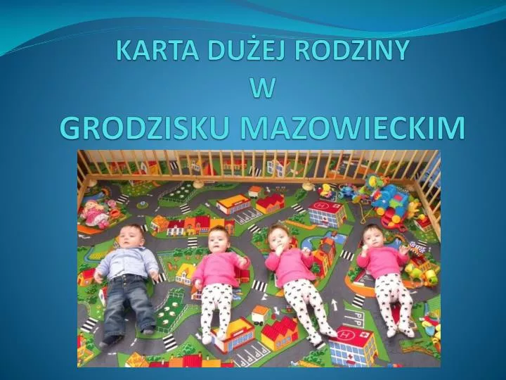 karta du ej rodziny w grodzisku mazowieckim