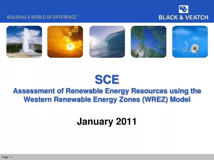 sce assessment of renewable energy resources using the western renewable energy zones wrez model