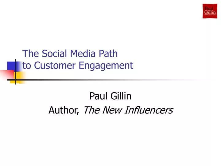 the social media path to customer engagement
