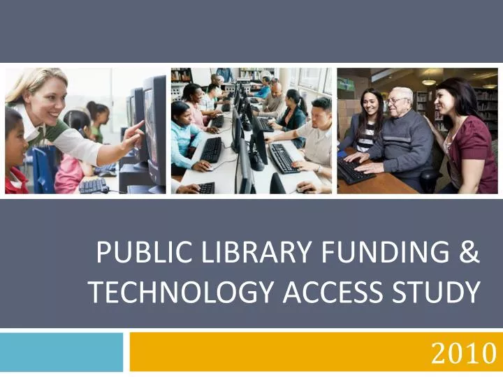 public library funding technology access study