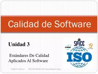 calidad de software