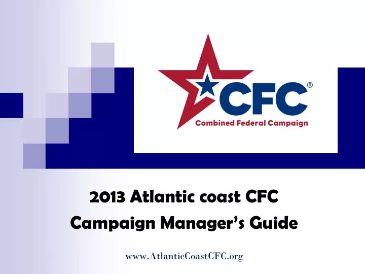 2013 atlantic coast cfc campaign manager s guide www atlanticcoastcfc org