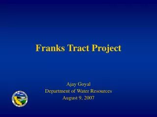 Franks Tract Project