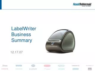 LabelWriter Business Summary