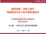 复苏放缓、风险上扬与 结构刚性冲击下的中国宏观经济 中国宏观经济分析与预测报告 （ 2011-2012 ） 刘元春 中国人民大学经济学院教授 二 0 一一年十一月 - slide 1