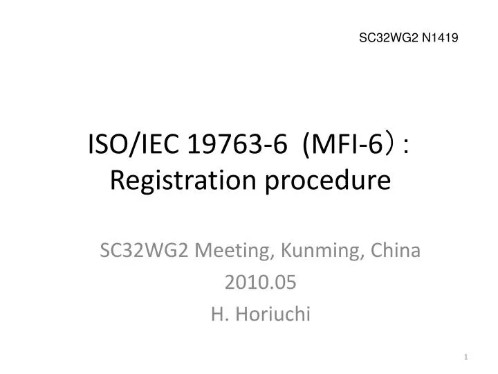 iso iec 19763 6 mfi 6 registration procedure