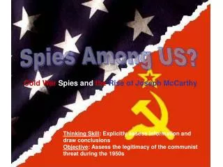 Spies Among US?