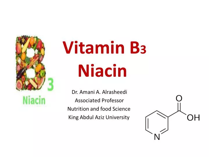 vitamin b 3 niacin