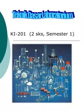 ki 201 2 sks semester 1