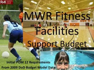 MWR Fitness Facilities Support Budget