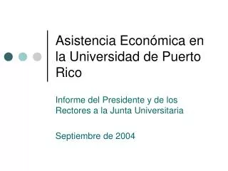 asistencia econ mica en la universidad de puerto rico