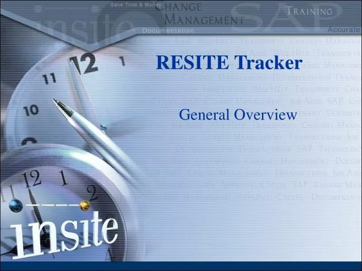 resite tracker