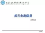 每日市场简报 - slide 1