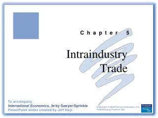 Intraindustry Trade