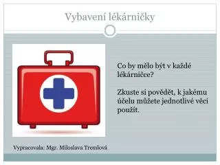 vybaven l k rni ky