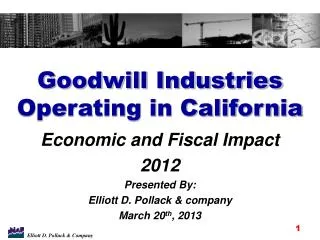 Goodwill Industries Operating in California