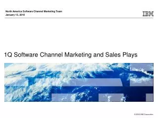 1Q Software Channel Marketing and Sales Plays