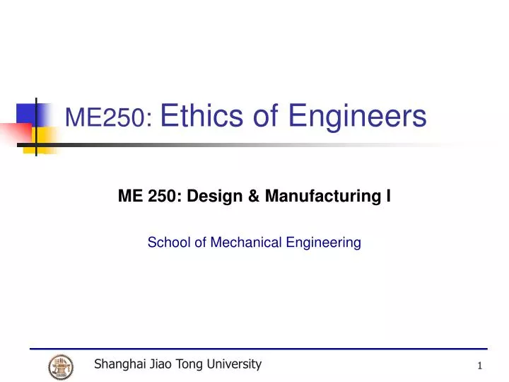 me250 ethics of engineers